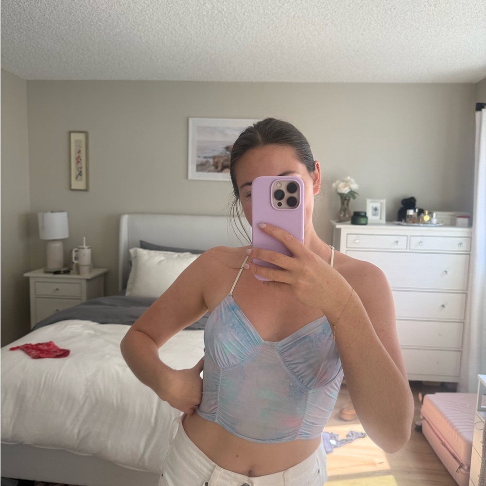 Pastel Tie-Dye Camisole Top
